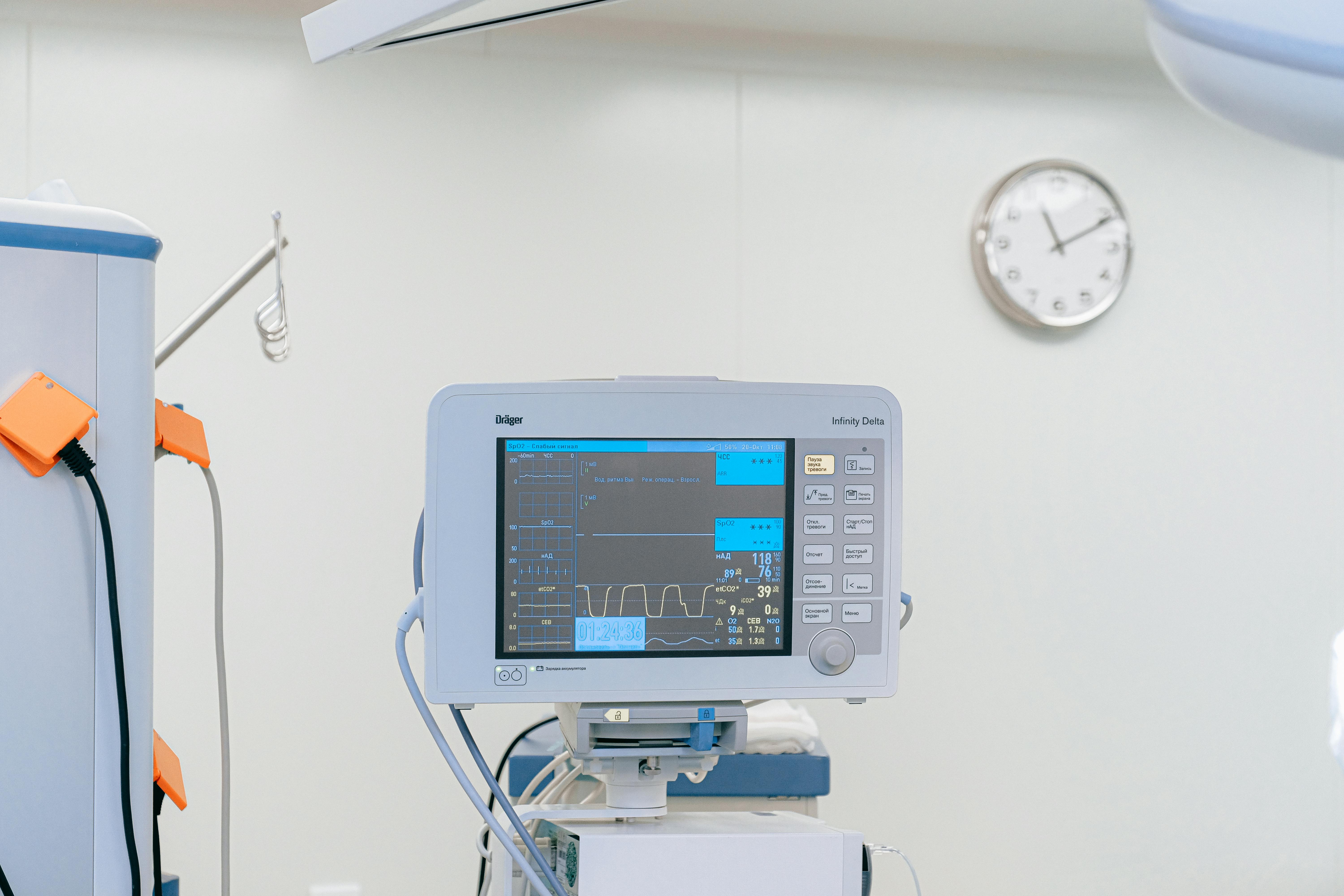 Patient monitoring equipment in a clinical environment