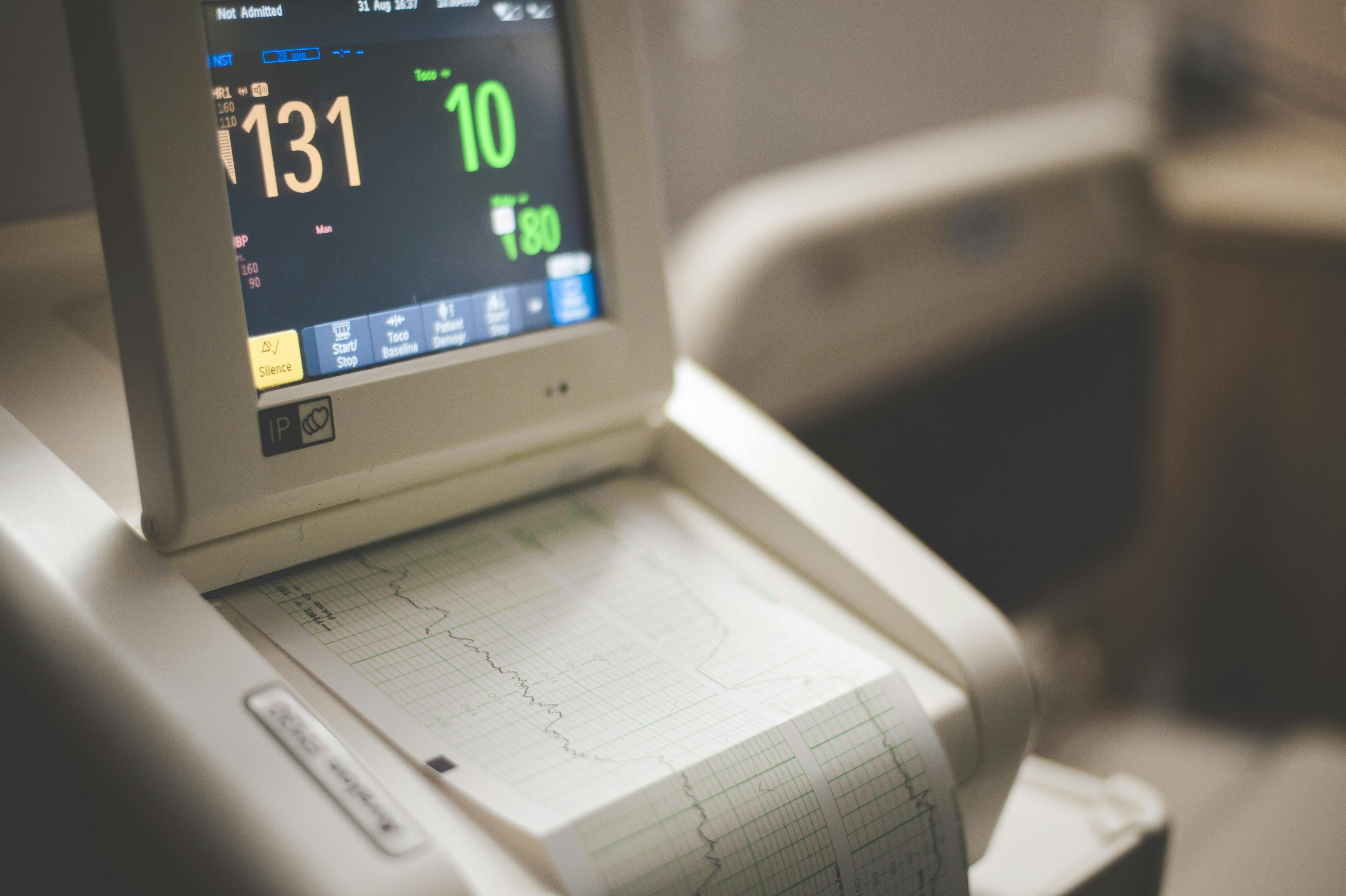 Patient monitor in a clinical room